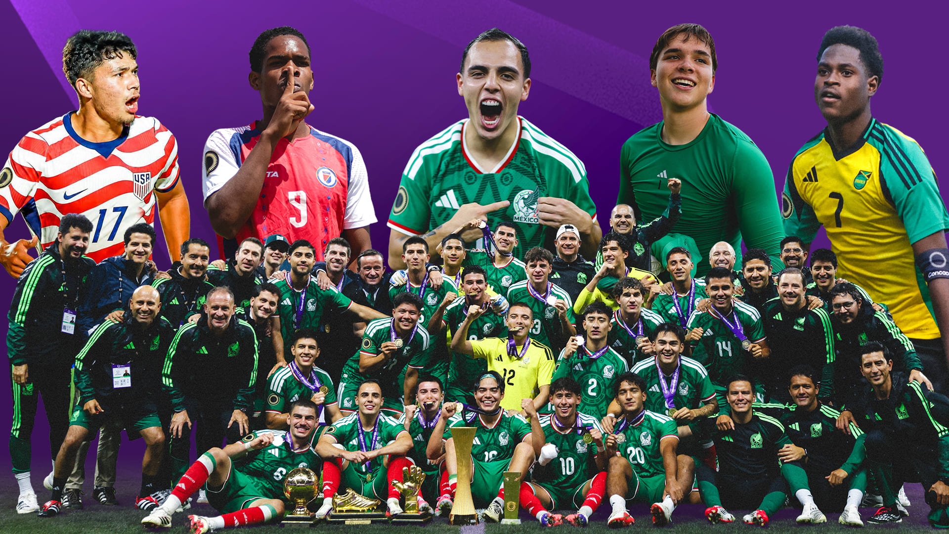 Cover photo for article: Mexico U-20s Wrap a Record 15th Concacaf Title
